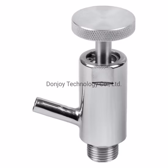 ISO90001 Donjoy Hygienic Stainless Steel Sampling Valve with Elliptic Type Handle