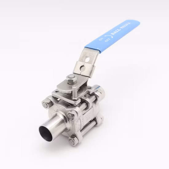 Sanitary Welding 3PC Ball Valve with Electric Actuator
