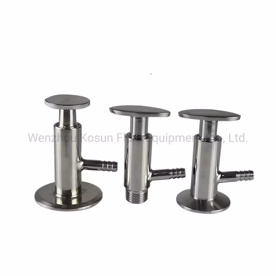 Stainless Steel SS304 Sanitary Beer 1/2" Bsp NPT Thread Tri Clamp Sampling Valve