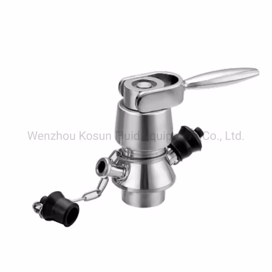Stainless Steel SS304 Sanitary Beer 1/2" Bsp NPT Thread Tri Clamp Sampling Valve