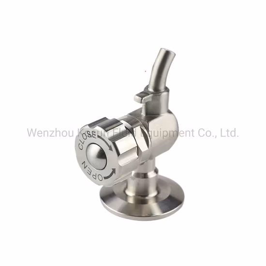 Stainless Steel SS304 Sanitary Beer 1/2" Bsp NPT Thread Tri Clamp Sampling Valve