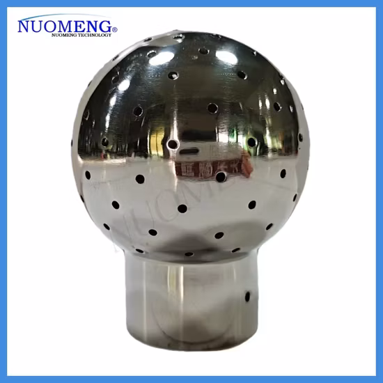 Sanitary Stainless Steel Threaded Fixed Cleaning Ball Nm120303