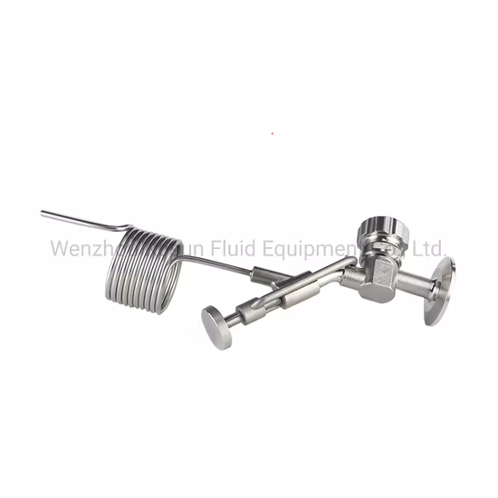 Stainless Steel SS304 Sanitary Beer 1/2" Bsp NPT Thread Tri Clamp Sampling Valve