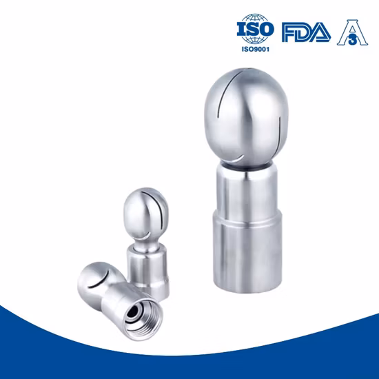 Sanitary DIN Welding/Bolt/Quick Fixed Cleaning Ball